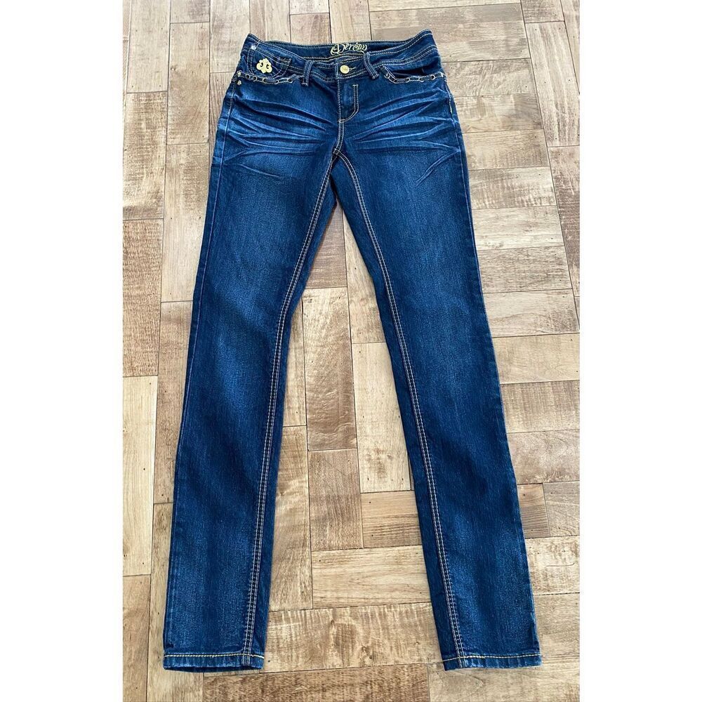 Dereon Beyoncé Y2K Embellished Denim Juniors Women’s Jeans Sz 3/4